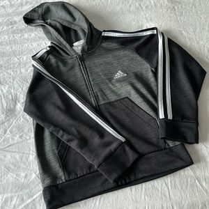 Adidas track jacket Little Boys size 5 perfect used condition